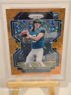 2021 Panini Trevor Lawrence Orange Disco Silver Prizm Rc #331 Psa 9🌱🔥📈📈 - Image 4
