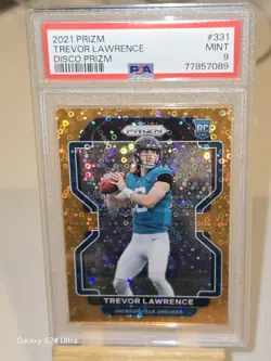 2021 Panini Trevor Lawrence Orange Disco Silver Prizm Rc #331 Psa 9🌱🔥📈📈 - Image 5