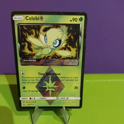 Pokemon Celebi Prism Star 19/214 SM - Lost Thunder Prism Rare NM - Image 2