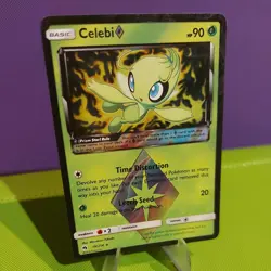 Pokemon Celebi Prism Star 19/214 SM - Lost Thunder Prism Rare NM - Image 3