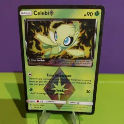 Pokemon Celebi Prism Star 19/214 SM - Lost Thunder Prism Rare NM - Image 4