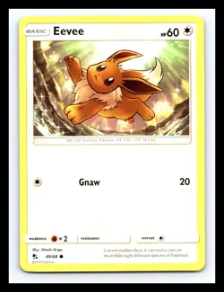 💥 Eevee 49/68 - Hidden Fates - Non Holo - Pokemon Card - 2019 - Image 1