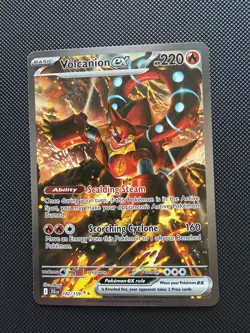 Pokemon Cards Volcanion ex 182/159 Journey Together Special Illustration Rare NM - Image 1