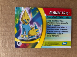 Manectric #42 Pokemon Topps Advanced Challenge Card - Image 2