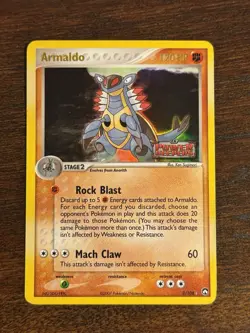 Armaldo 3/108 EX Power Keepers Stamped Set Reverse Holo Rare 2007 Pokemon Card - Image 1
