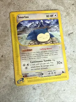 Snorlax 100/144 Skyridge Non-Holo Pokemon Card - READ DESCRIPTION - Image 1