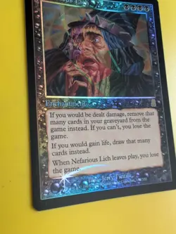Nefarious Lich. Enchantment MTG Card. Odyssey.Old Border FOIL. - Image 5