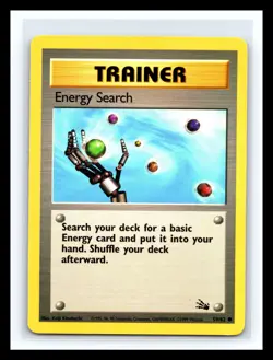 🔥 ENERGY SEARCH TRAINER NON HOLO FOIL - 1999 POKEMON TCG VINTAGE CARD # 59/62 - Image 1