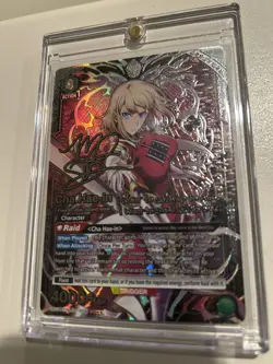 Union Arena Solo Leveling SR 2 Star Cha Hae-in Card Signature Card - Image 2