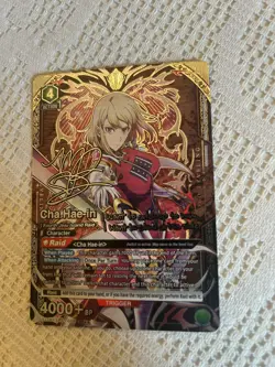 Union Arena Solo Leveling SR 2 Star Cha Hae-in Card Signature Card - Image 5
