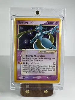 Mewtwo GOLD STAR CUSTOM Fan Art, DIY Custom Card, For Display Only - Image 1