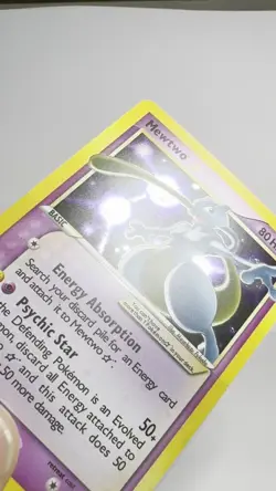 Mewtwo GOLD STAR CUSTOM Fan Art, DIY Custom Card, For Display Only - Image 2