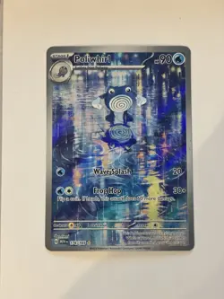 Poliwhirl 176/165 Scarlet Violet-151 Illustration Rare Pokemon TCG Card - Image 1