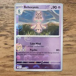 Beheeyem 041/086 NM Poke Ball Reverse Holo Pokemon SV Black Bolt TCG Card - Image 1