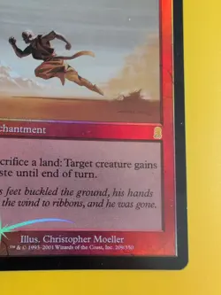 Need for Speed. Enchantment .. MTG Card. Odyssey.Old Border FOIL. - Image 5