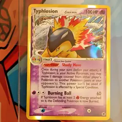 Pokemon Typhlosion Delta Species Holo Rare Card 12/101 EX Dragon Frontiers 100HP - Image 1