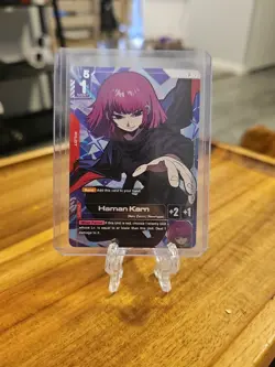 Haman Karn R+ Alt Art Dual Impact Gundam Card Game. GD02-091 - Image 1