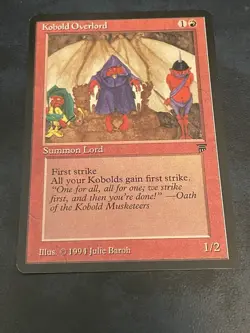 Kobold Overlord Legends MTG Magic the Gathering Card LP - Image 1