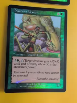 Nantuko Mentor & Nantuko Elder. MTG Card. Odyssey.Old Border FOIL.2 card - Image 3
