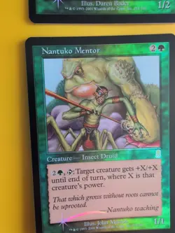 Nantuko Mentor & Nantuko Elder. MTG Card. Odyssey.Old Border FOIL.2 card - Image 5