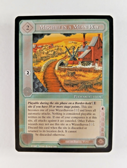Mischief in a Mean Way - Middle Earth CCG card (1997 ICE) MECCG White Hand LotR - Image 1