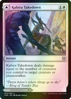 MTG Kabira Takedown // Kabira Plateau Foil ** Zendikar Rising ** English (NM) - Image 1