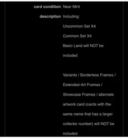 Magic MTG Lorwyn Eclipsed ECL Complete Uncommon Common Set x 4 - Image 5