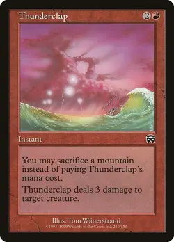 MTG Thunderclap ** Mercadian Masques ** English (NM) - Image 1