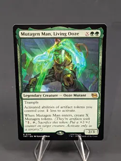 Mutagen Man, Living Ooze - Teenage Mutant Ninja Turtles TMT MTG #124 - Reg Rare - Image 1