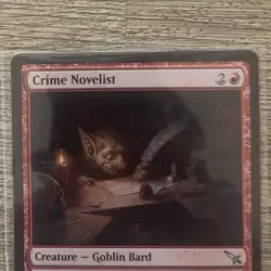 NMT MTG Crime Novelist Murders at Karlov Manor Regular Red Creature Goblin Bard - Image 2