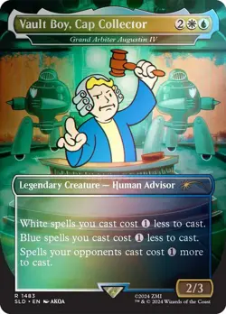 Vault Boy, Cap Collector (Rainbow Foil) Fallout Secret Lair Drop MTG Magic - Image 1