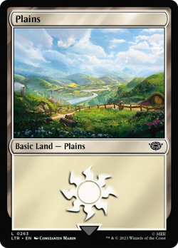 Plains (263) [The Lord of the Rings: Tales of Middle-Earth] Magic MTG - Image 1