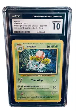 Pokemon Ivysaur #2 Trading Card Game Classic Gem Mint 10 (Read Description) 🔥 - Image 1