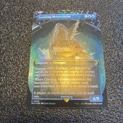 Cresting Mosasaurus (Borderless) Universes Beyond: Jurassic Foil - Image 1