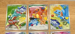 Pokemon First Partner Illustration Series 1 Promo 30th Anniversary Complete SET - Image 2