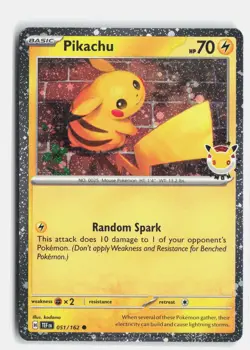 Pikachu (Pokemon Day 2026) 051/162 (MCAP) Common Holofoil NM - Image 1