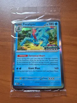Pokemon Temporal Forces Prerelease Staff Stamped Four Card Promo Pack - Image 1