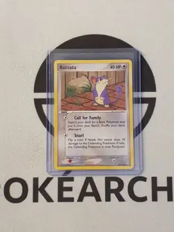 Rattfratz 72/109 Ex Team Rocket Returns Set Pokemon Karte Rattata Pokemon NM - Image 1