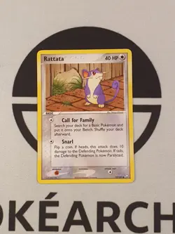 Rattfratz 72/109 Ex Team Rocket Returns Set Pokemon Karte Rattata Pokemon NM - Image 2