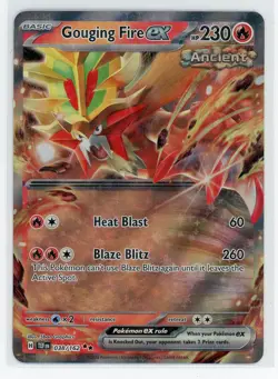 Pokemon TCG - Gouging Fire ex 38/162 - Temporal Forces - Ultra Rare - Image 1