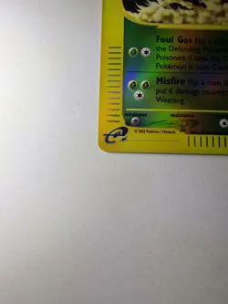 Pokemon TCG Expedition Set Rare Reverse-Holo Weezing 70/165 HP/Damaged - Image 2