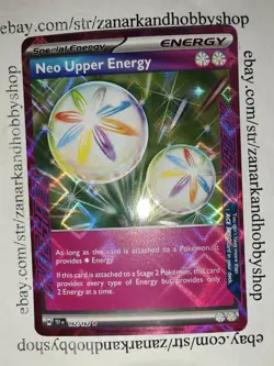 Pokemon Neo Upper Energy 162/162 Temporal Forces NM - Image 1