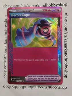 Pokemon Hero's Cape 152/162 Temporal Forces NM - Image 1