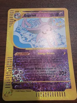 Pokemon 2003 Aquapolis Espeon #6 Box Topper - Image 1
