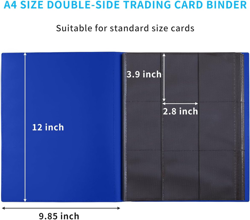 "Enhanced 9-Pocket Trading Card Binder - 360-Card Collection Album for Yu-Gi-Oh! - Image 2