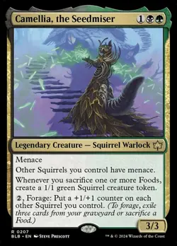 [1x] Camellia, the Seedmiser - Near Mint, English - Bloomburrow MTG Magic - Image 1