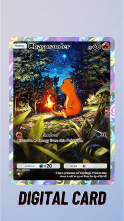 Charmander Full Art Genetic Apex Pokemon TCG Pocket 1 Star ⭐ (English) - Image 1