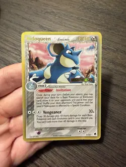 Nidoqueen (Delta Species) EX Dragon Frontiers 7/101 Reverse Holo Pokemon TCG - Image 1