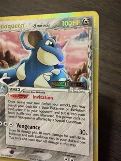 Nidoqueen (Delta Species) EX Dragon Frontiers 7/101 Reverse Holo Pokemon TCG - Image 5