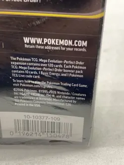 Pokemon TCG Mega Evolution Perfect Order Booster Bundle Box Factory Sealed - Image 4